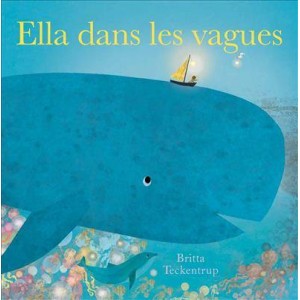 Ella dans les vagues